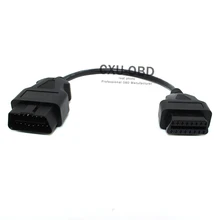 OBD II кабель 16 Pin OBD 2 Адаптер Splitter Кабель-Удлинитель Мужской Двойной Женский Разъем obd2 расширенный интерфейс линии