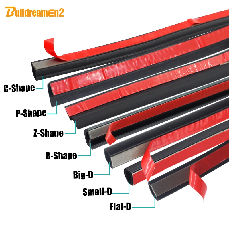 

Buildreamen2 Car Styling Weatherstrip Seal Strip For Honda Stream Spirior Crid City Ciimo Auto Trunk Door Hood Sealing Edge Trim