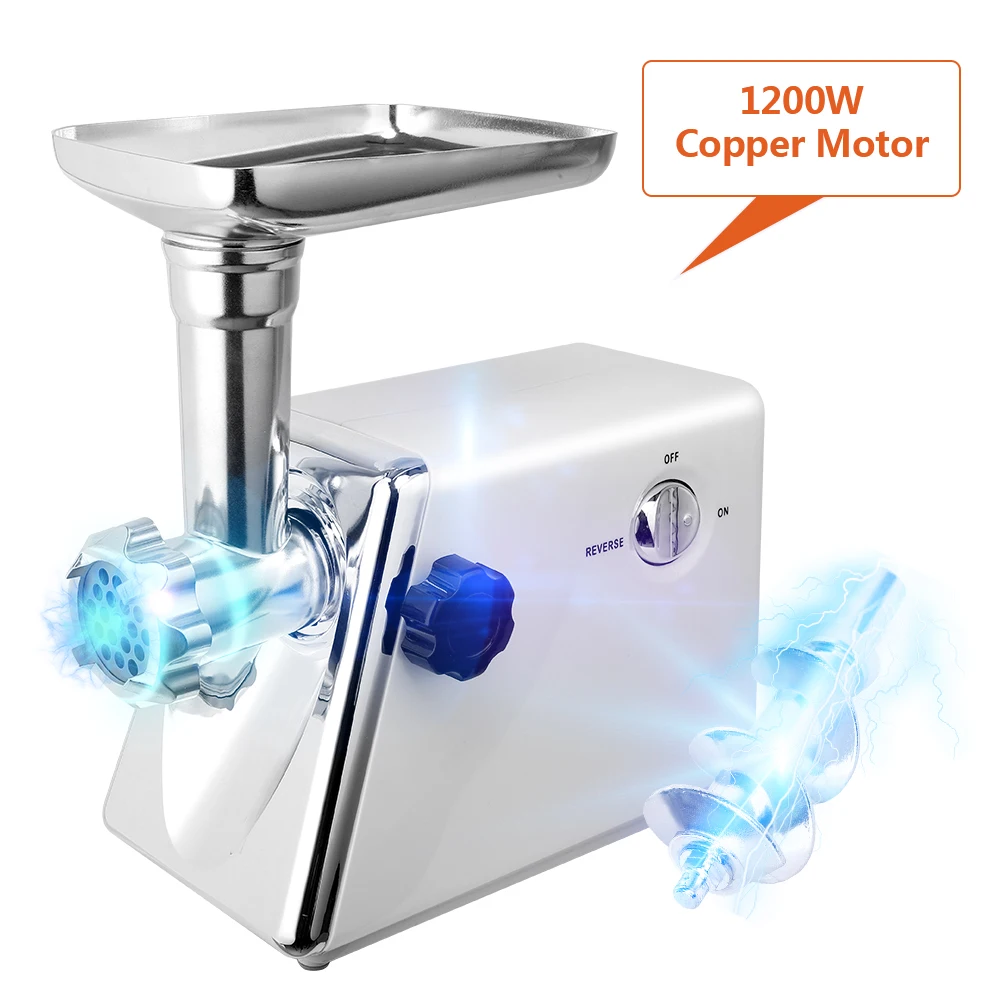  Stainless Steel Electric Meat Grinder Sausage Maker for Home Use kitchen tool 110~120V - 33026241841