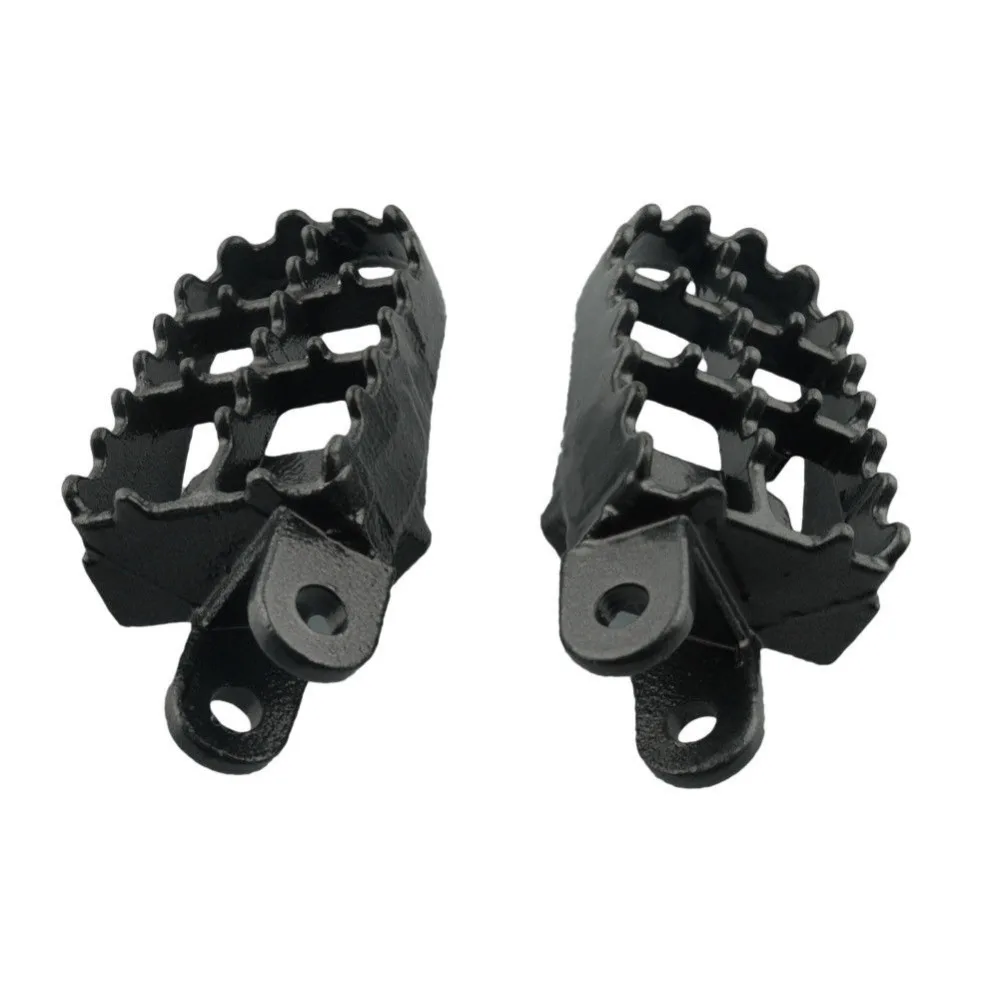 Motocross Cast Iron Foot Pegs Footpegs Footrests Foot Rest For Kawasaki