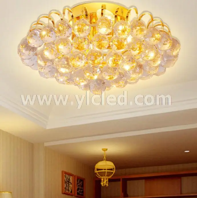 

Cornucopia transparent K9 crystal chandeliers include 3 light E14 Blub