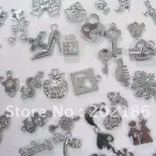 100 шт Сплав Подвески со стразами DIY аксессуары