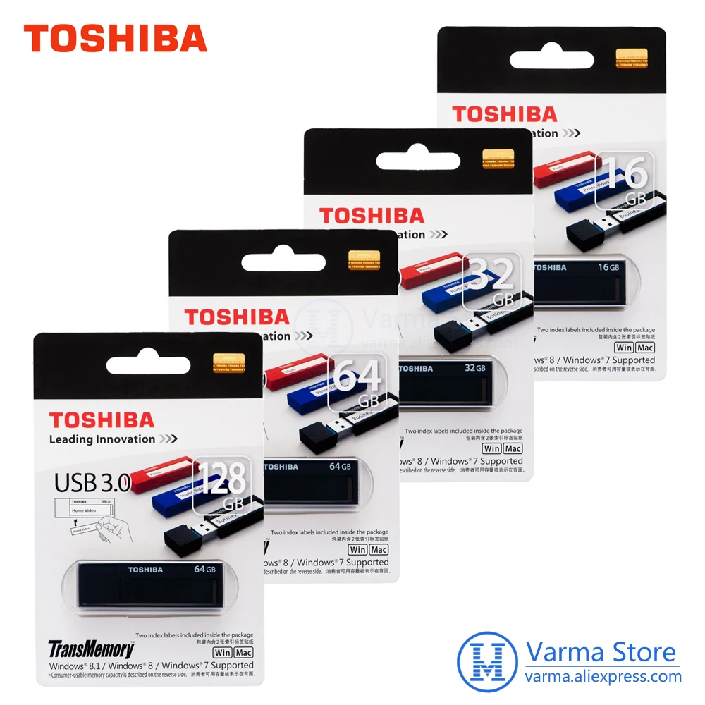 Toshiba USB флэш-накопитель 3.0 v3dch Флеш накопитель USB3.0 daichi 16 ГБ 32 64 usb флэш-диск TransMemory |