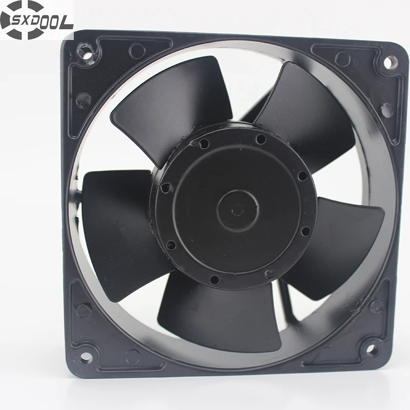 Ventilador de Refrigeração Sxdool 220v Uhs4556m 20 18w 12038 12cm Refrigerador de Alta Temperatura All-metal