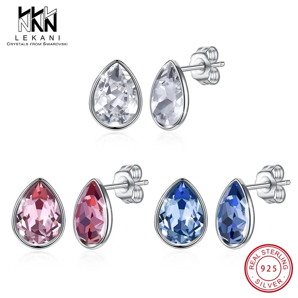 3 вида цветов капли воды Кристалл от Swarovski серьги ювелирные украшения из