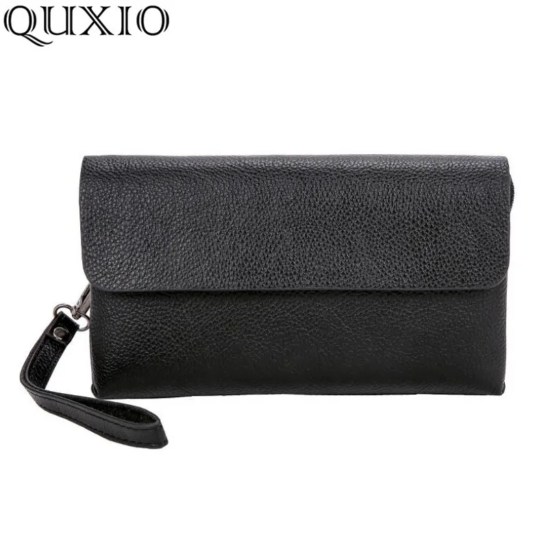 

Trend brand clutch bag men's business bag soft leather men's bag handbags hand bag long paragraph beautiful wallet CZ14