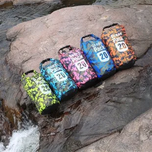 

Oxford cloth camouflage sports waterproof bucket bag waterproof bag outdoor travel beach storage waterproof bag factory direct