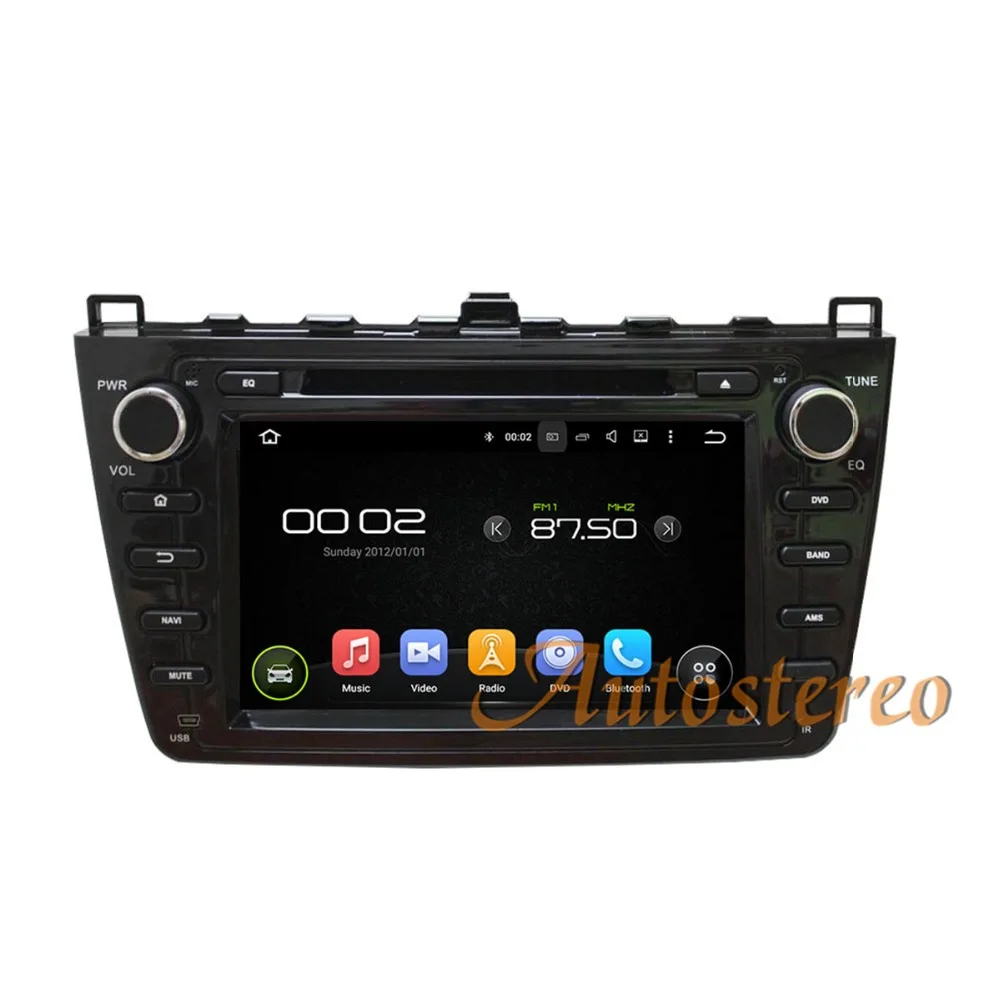 

Android 8.0 7.1 Quad core Car DVD player GPS navigation radio Stereo for Mazda 6 Atenza 2008-2012 HD Satnav multimedia CD radio