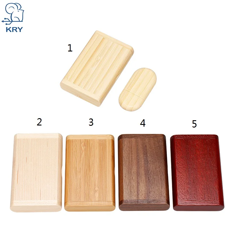 

KRY (more than 10 customizable LOGO) laser engraving wood U disk pen drive 4GB 8GB 16GB 32GB 64GB wedding gift Free Shipping