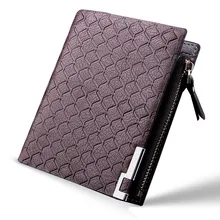 Marque Zipper Hommes Portefeuilles Célèbre De Luxe En Cuir Mens Portefeuille Mâle Sac D’argent/Mode Multi-Fente Pour carte Hommes Bourse multifonction