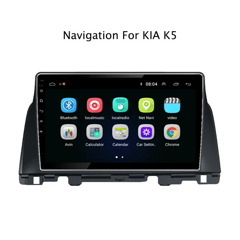 Sale Ectwodvd Android 8.1 Car DVD Player GPS Navigation For Kia K5 Optima 2017 2018 Car Radio Stereo 2