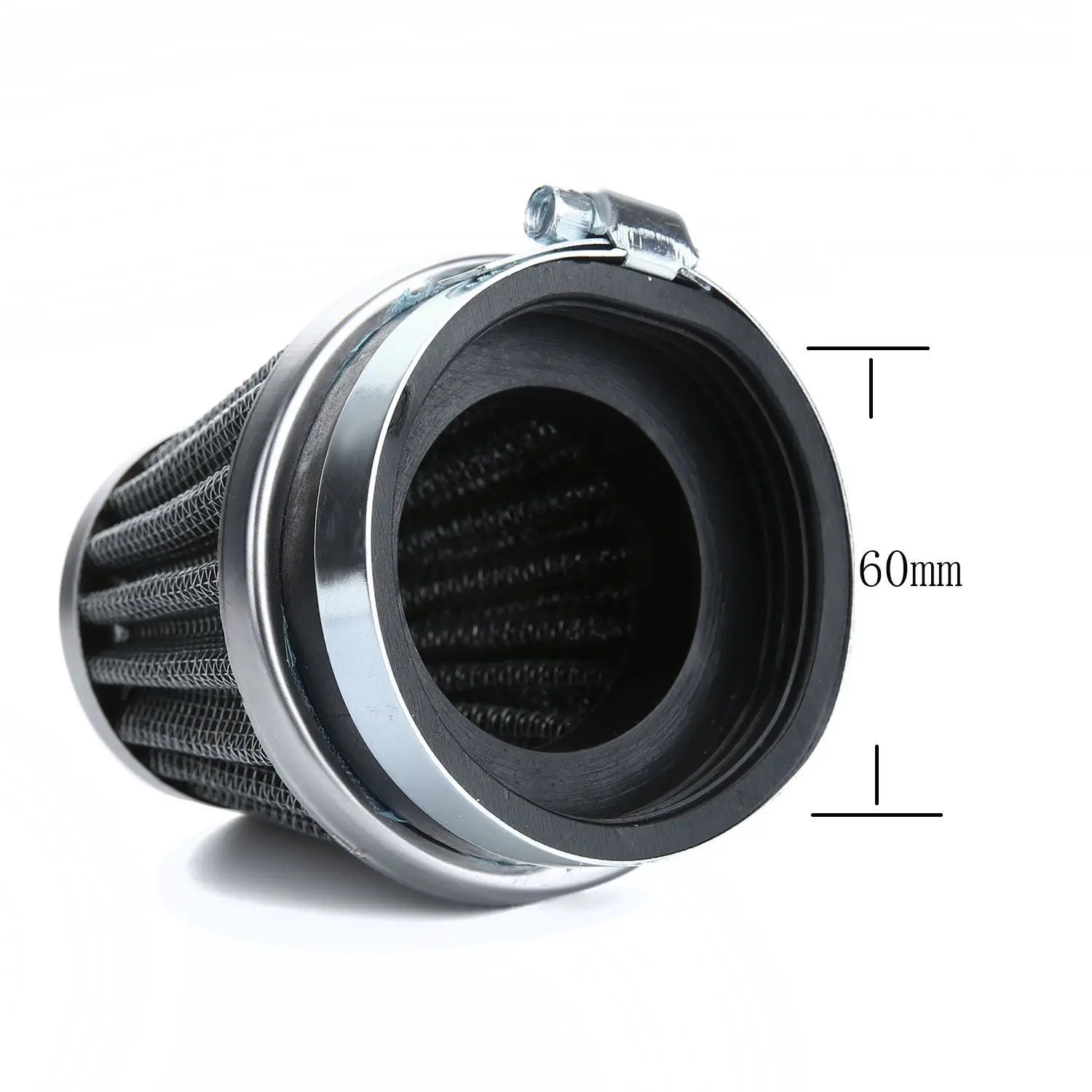 

60mm Stainless Steel Universal Motorcycle Quad Motorbike ATV Air Filter 60mm Custom Cafe Racer Bobber