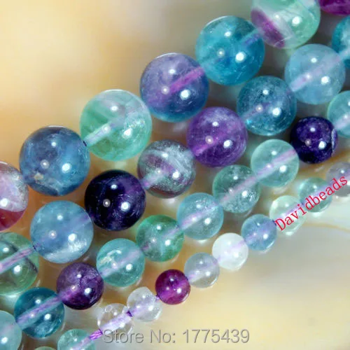  wholesale-6-8-10-12mm-Natural-Colorful-Fluorite-Round-Beads-15-5-Pick-Size-Free-Shipping 