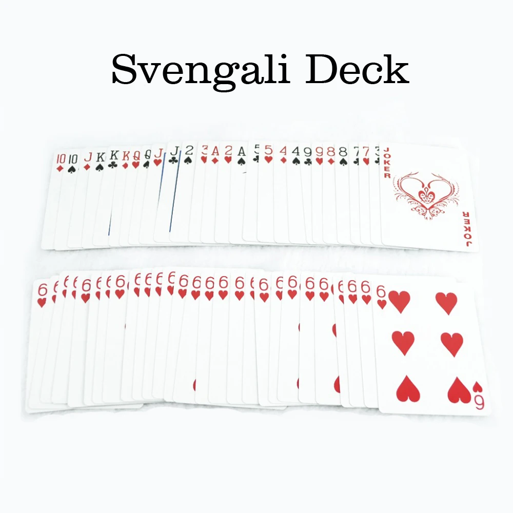 Svengali Deck Magic Gimmick Card Magic Trick for Magician Close Up Street Magic Prop Free Shipping