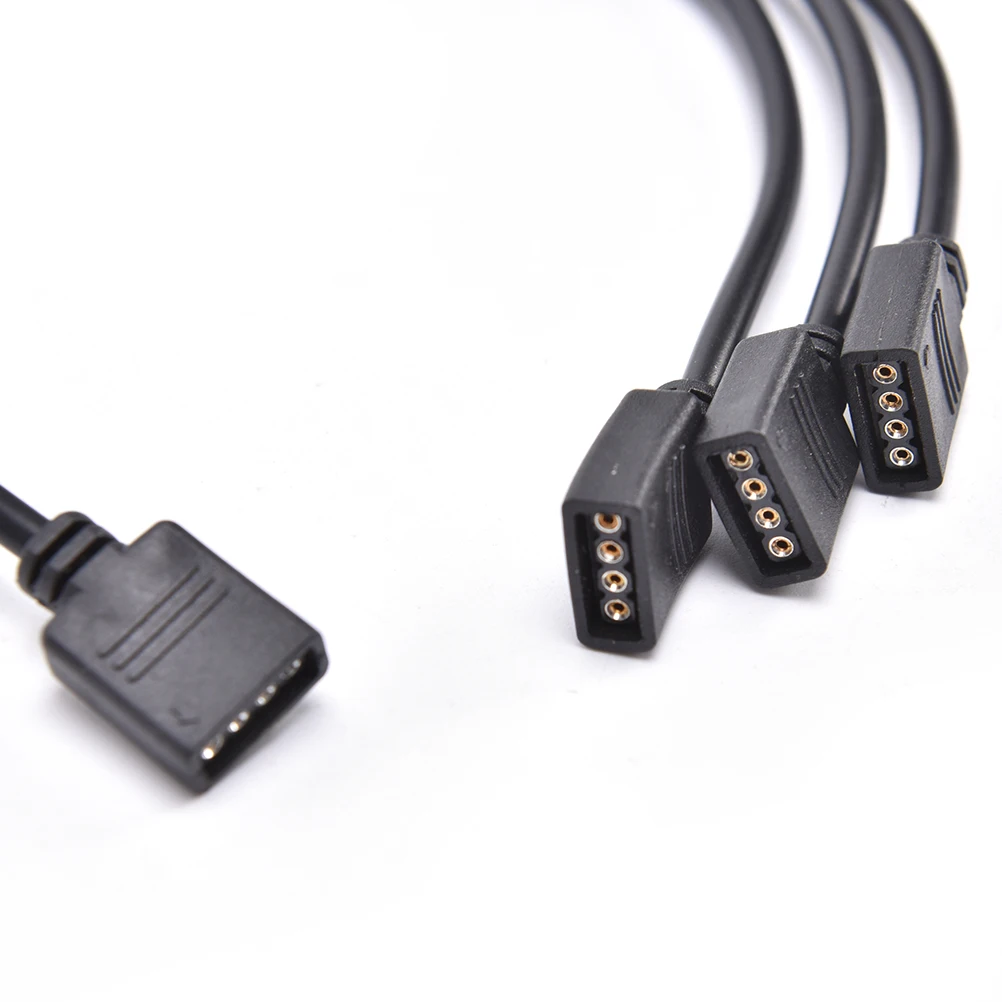 Быстро раскупаемый 1 1/2/3/4 Порты Женский 4 Pin разветвитель для 3528 5050 RGB светодиодный