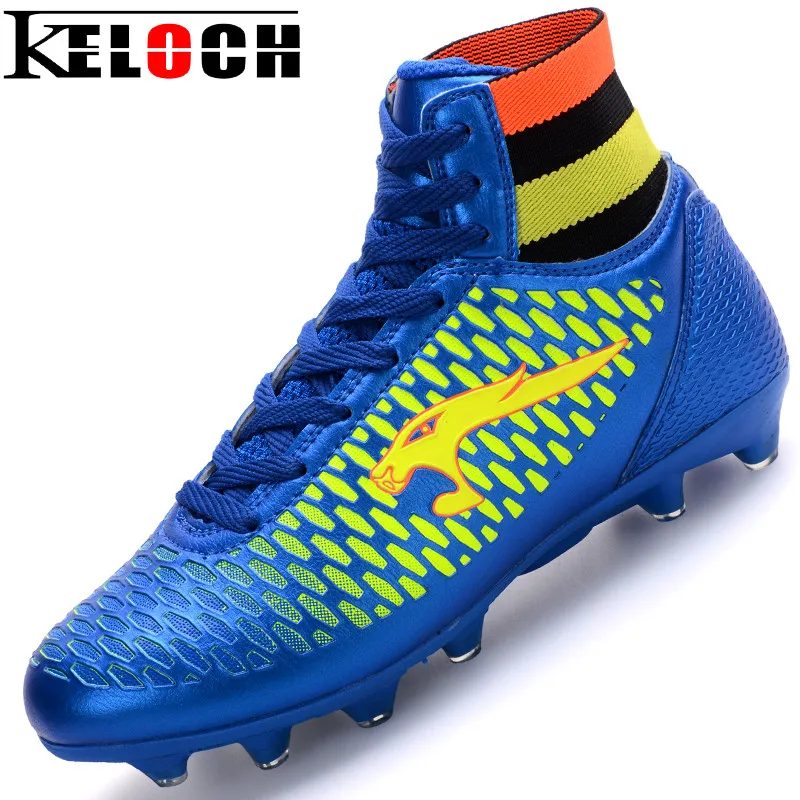 

Keloch 2017 Mens Football Boots Cleats Long Spikes Soccer Boots Outdoor Training Soccer Shoes Chuteira Futebol Sport Size34-44
