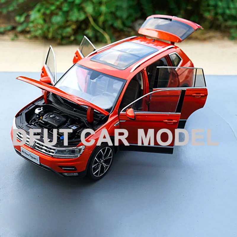 Литая 1:18 игрушка из сплава, модель спортивного автомобиля TIGUAN L, детские игрушечные машинки, оригинальные авторизованные подлинные детские игрушки, подарок