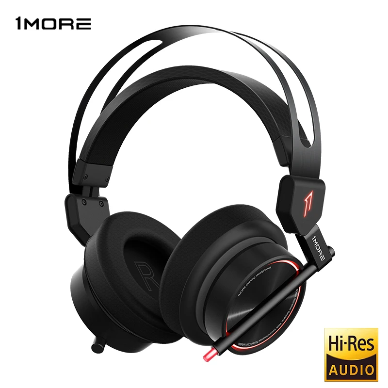 

1MORE Gaming Headset H1005 with Microphone LED Light 7.1 Virtual Surround 50 MM maglev graphene driver ENC Noise Cancelling