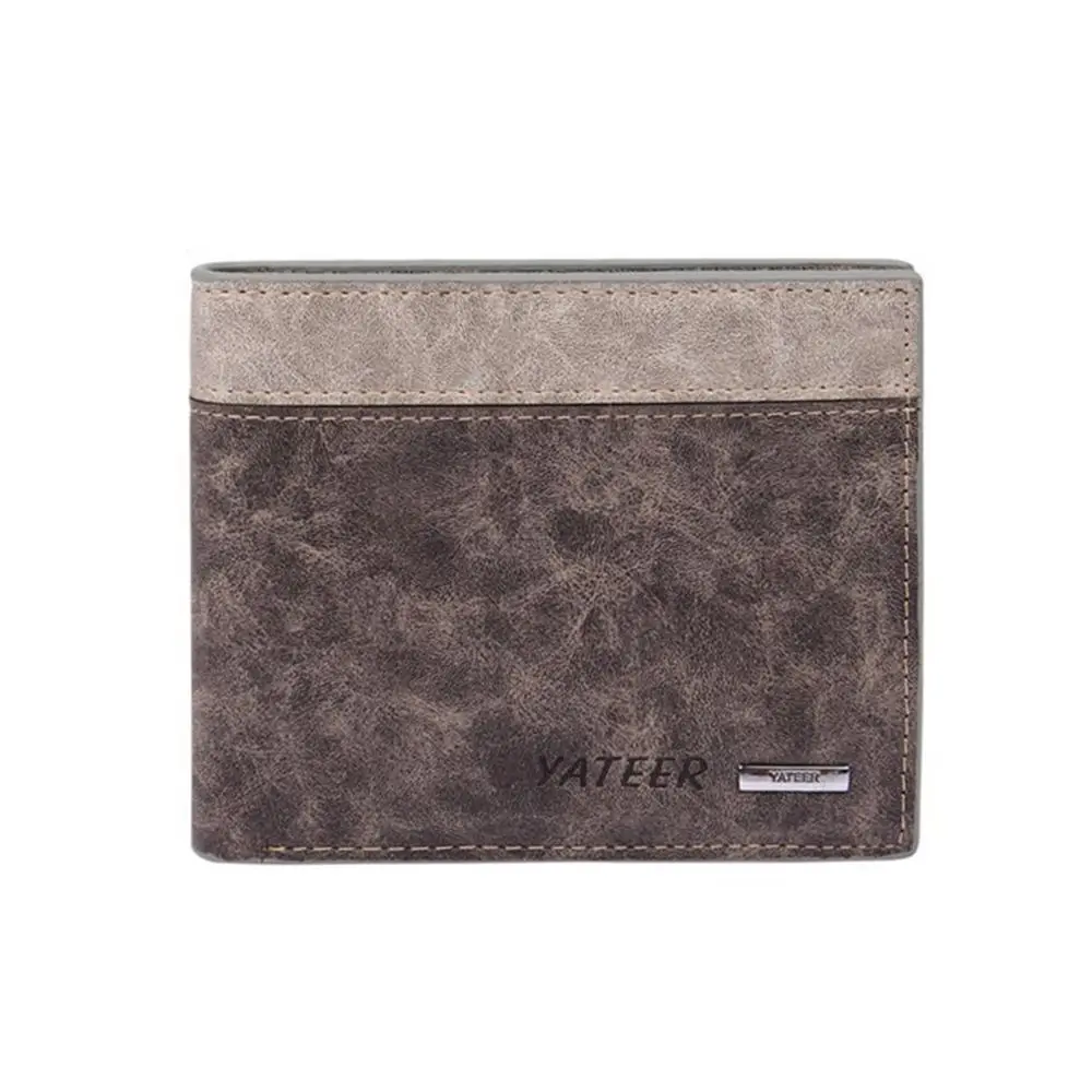 

Wallet Men Leather Coin Pocket Credit Card Holder Bifold PU Leather Wallets Male Purse Money Case Money Billfold Purse Clutch