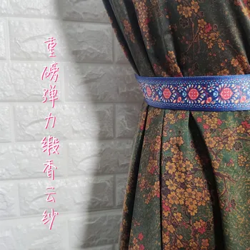

19 Summer New 100cm Wide 25momme 95%silk 5%spandex Fabric Diy Sewing Dress Stretch Satin Fashion Cloth Sale Hot Free Shipping