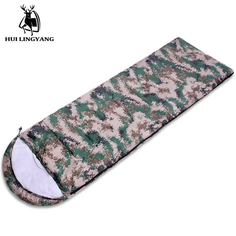 

New Sale High quality Cotton Camping sleeping bag envelope style, army or Military or camouflage sleeping bags