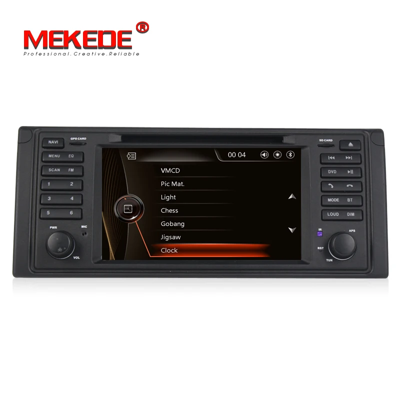 

Free shipping! MEKEDE windows ce 6.0 car radio gps Navigation Car Stereo Player for BMW 5Series E39 X5 E53 USB IPOD RDS BT FM