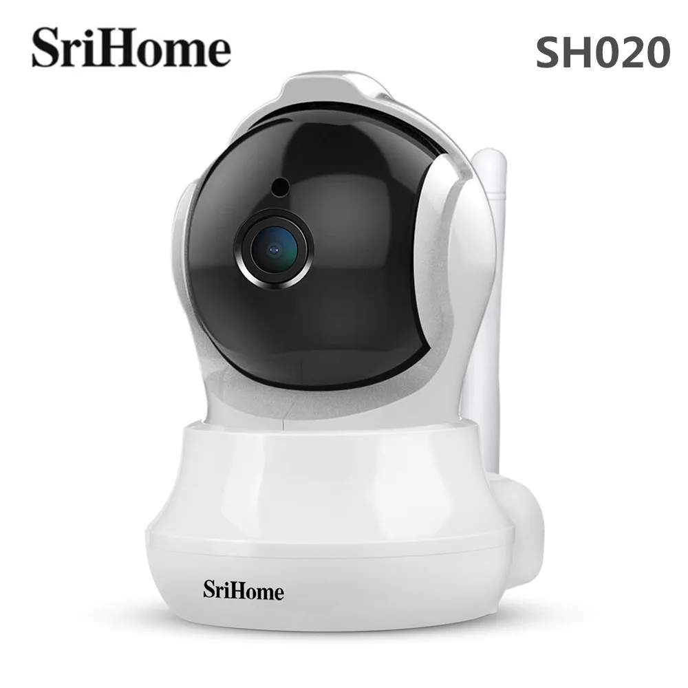

SriHome SH020 1080P Wireless IP Camera Two-way Audio Sharp HD Video Smart Motion Tracking IR Indoor AI Smart Surveillance Camera
