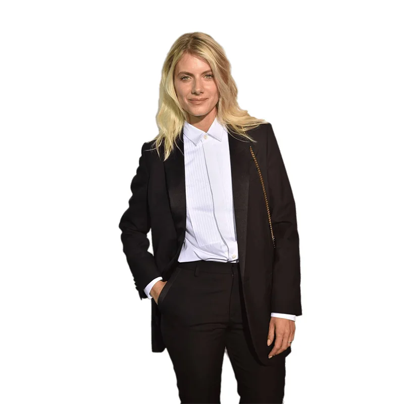 167 Autumn Black Formal Elegant Womens Business Suit Set Blazers And Pants Office Suits Ladies Pants Suits Trouser Suits