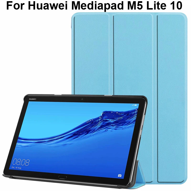 Чехол подставка для Huawei MediaPad M5 Lite 10 чехол смарт часов режим сна Bach2 держатель