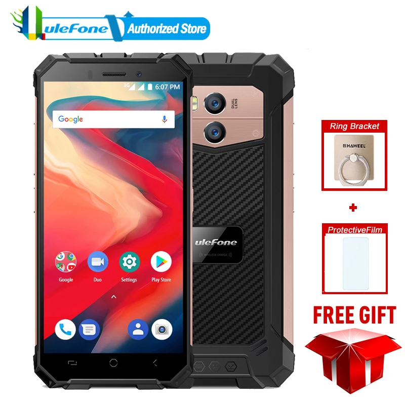 Ulefone Armor X2 IP68 водонепроницаемый мобильный телефон Android 8 1 5 &quotHD + четырехъядерный