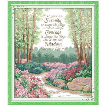 

oneroom A Quiet Prayer (2) Counted Cross Stitch 11CT 14CT Cross Stitch Sets Wholesale Scenic Cross-stitch