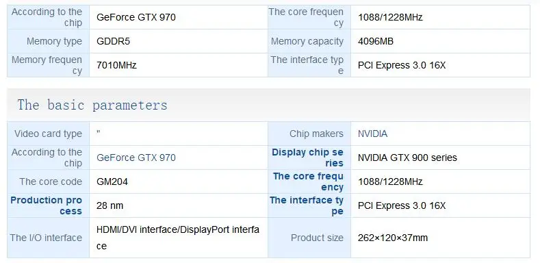 Б/у, оригинальная игровая Видеокарта Asus GTX970 4GB GDDR5 256BIT TURBO-GTX970-OC-4GD5