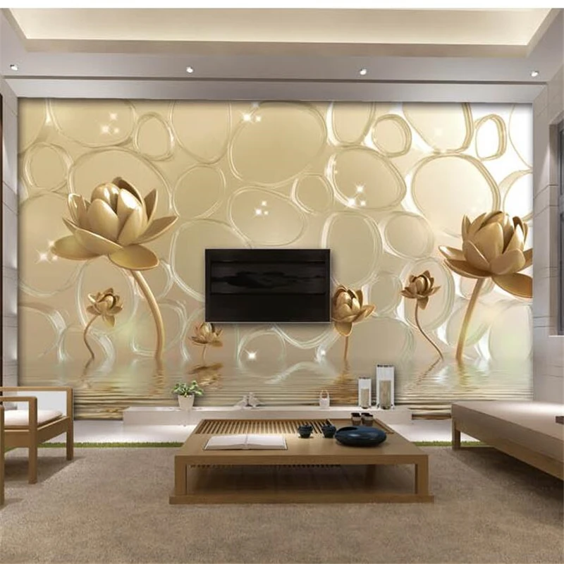 wellyu oboi papier peint wallpaper for walls 3 d custom wallpaper jinlian crystal background art glass wall murals wall paper wallpapers aliexpress