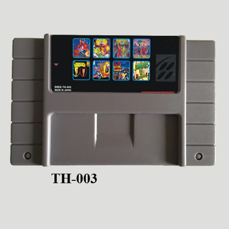

Super 8 In 1 Game Collecton 16 Bit Gray Game Card For USA NTSC Game Player