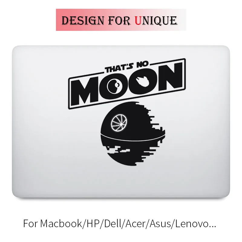 Светящаяся наклейка на ноутбук со Звездными войнами для Apple, наклейка для MacBook Pro Air retina 11 12 13 15 дюймов, винил, Mac, Dell, поверхность, книга, кожа