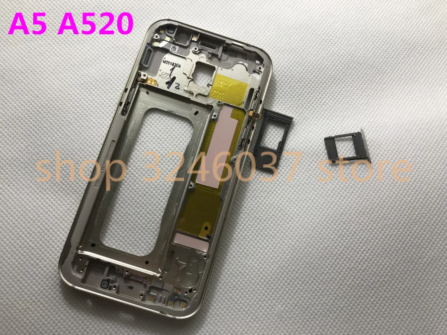 Оригинальный чехол с полной рамкой для Samsung Galaxy A5 A520 A520F 2017 задняя крышка