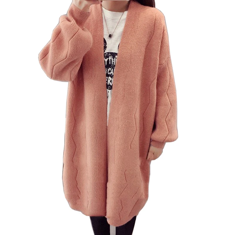 ^Cheap Women Long Cardigans Sweaters Autumn Open Stitch Poncho Knitting Sweater female Oversized Shawl Cape Jacket Coat trench coat