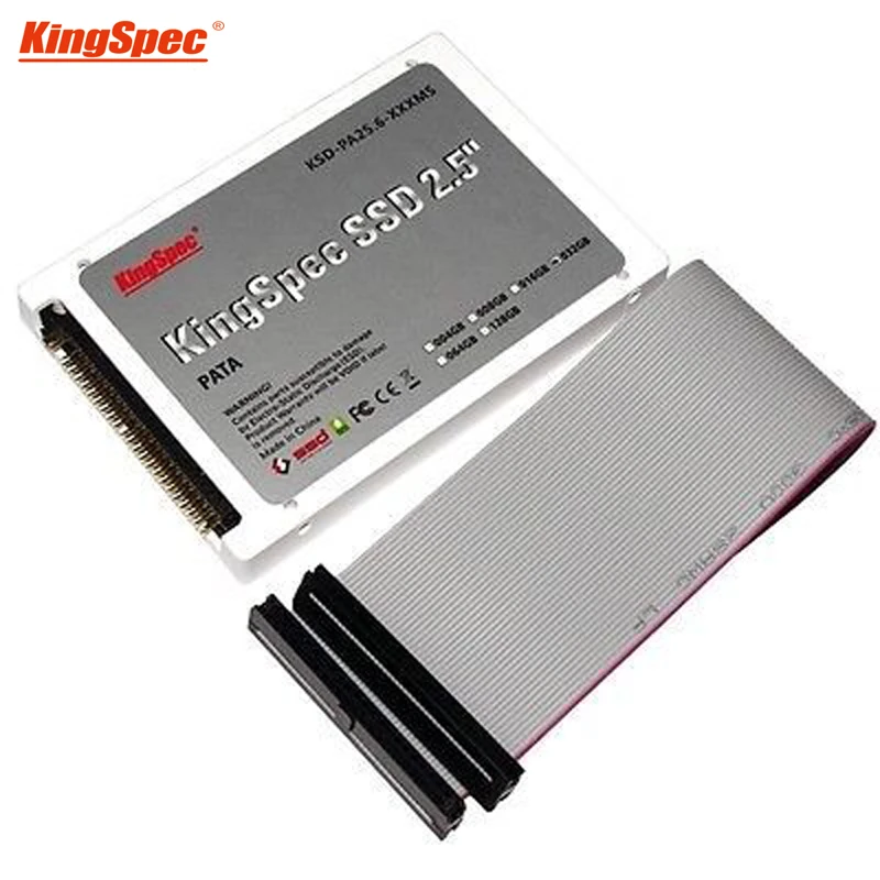 KSD-PA25.6-064MS Kingspec 2,5 дюймов PATA hd ssd 64 Гб MLC Твердотельный диск флэш жесткий диск 60 ГБ IDE HDD жесткий диск для ноутбука