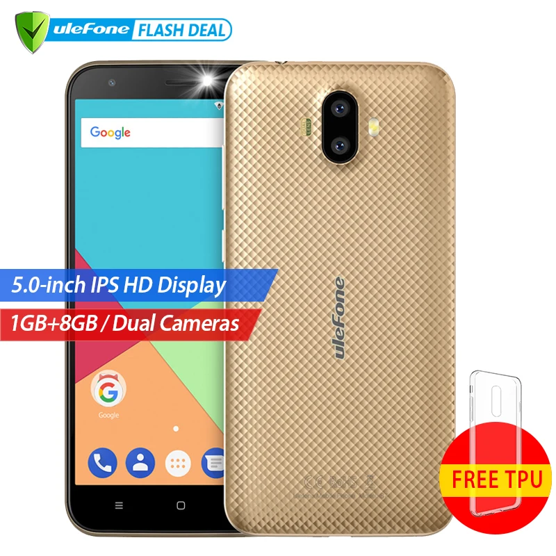Ulefone S7 1GB 8GB Smartphone 5 0 Inch IPS HD Display Android 7 0 Dual Camera