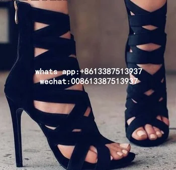 Drop Shipping 2017 Summer Sexy Women Black/Beige/Pink/Blue Gladiator Cuts Out Zip Back Thin Heels Open Toe Party Sandals Shoes
Drop Shipping 2017 Summer Sexy Women Black/Beige/Pink/Blue Gladiator Cuts Out Zip Back Thin Heels Open Toe Party Sandals Shoes