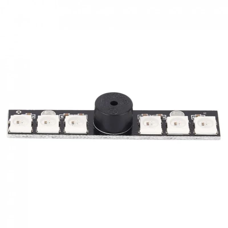 

WS2812B LED & 5V Active Buzzer 6xRGB Chips LED Indicator For Matek NAZE32 Skyline32 Flight Control