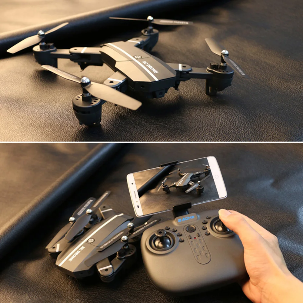 Мини Дрон для селфи 8807 Вт с камерой Wi Fi FPV складной Радиоуправляемый квадрокоптер
