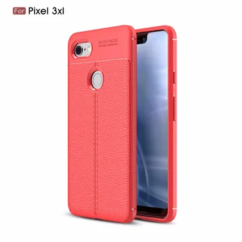 

50pcs/lot Litchi Striae tpu housing soft case cover for Google Pixel 2 2 XL 3 3 XL 3a 3a XL 4 4 XL cell phone cover case