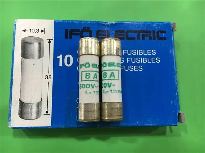 

Free shipping 5pcs Delay fuse 10X38MM GOULD French Roland new genuine 8A 500V