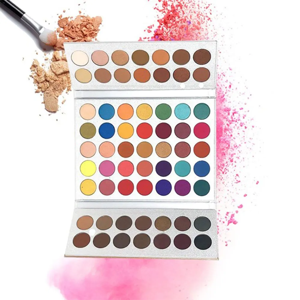 Beauty Glazed 63 Color Makeup Eyeshadow Pallete Pigment Glitter Shimmer Make Up Smoky Eye Shadow Palette Sombra Paleta De Sombra