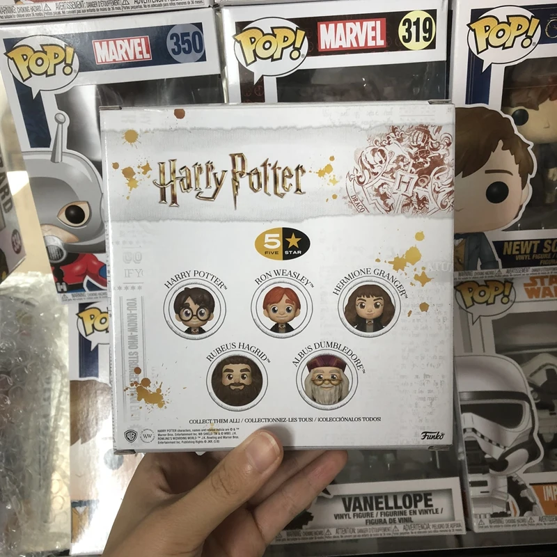 Funko 5 Star официальный Гарри Поттер-рубеус Хагрид Виниловая фигурка Коллекционная модель игрушки с оригинальной коробкой