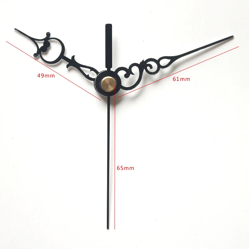 

20sets S Shaft Clock Hand 39#Quartz Clock Accessory DIY black short Hands Metal Aluminum Material High quality DIY Clock kits