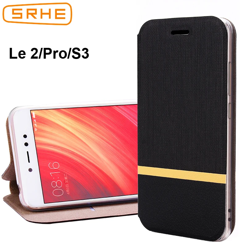 

SRHE Letv 2 LeEco Le2 X527 x520 Le 2 Pro X620 Case Flip Leather Silicon Back Case For Letv LeEco S3 X626 With Card Slot Holder