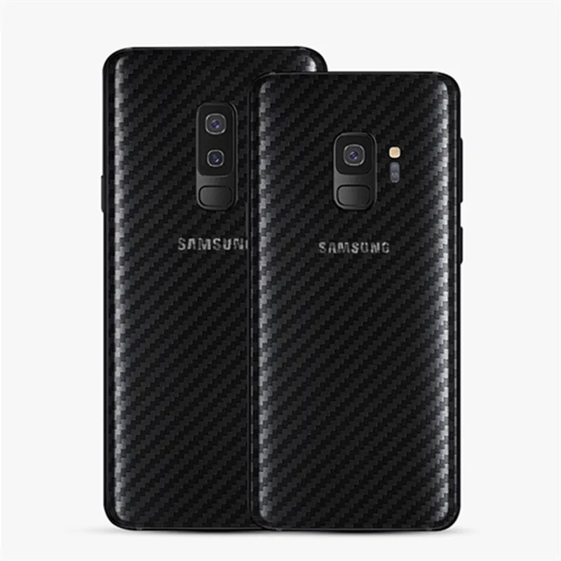 5 قطع الهاتف المحمول ملصقات لسامسونج غالاكسي s9 plus S9 S8 S7 حافة شريط الياف الكربون Pegatinas Adesivos الهاتف اكسسوارات EEMIA
