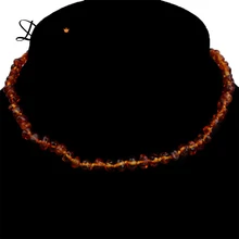 DUOYING Marca 33 cm 35 cm 40 cm 45 cm Certificado Auténtico Genuino Collar de Ámbar Báltico Dentición Del Bebé Adulto Natural Amabar Collar